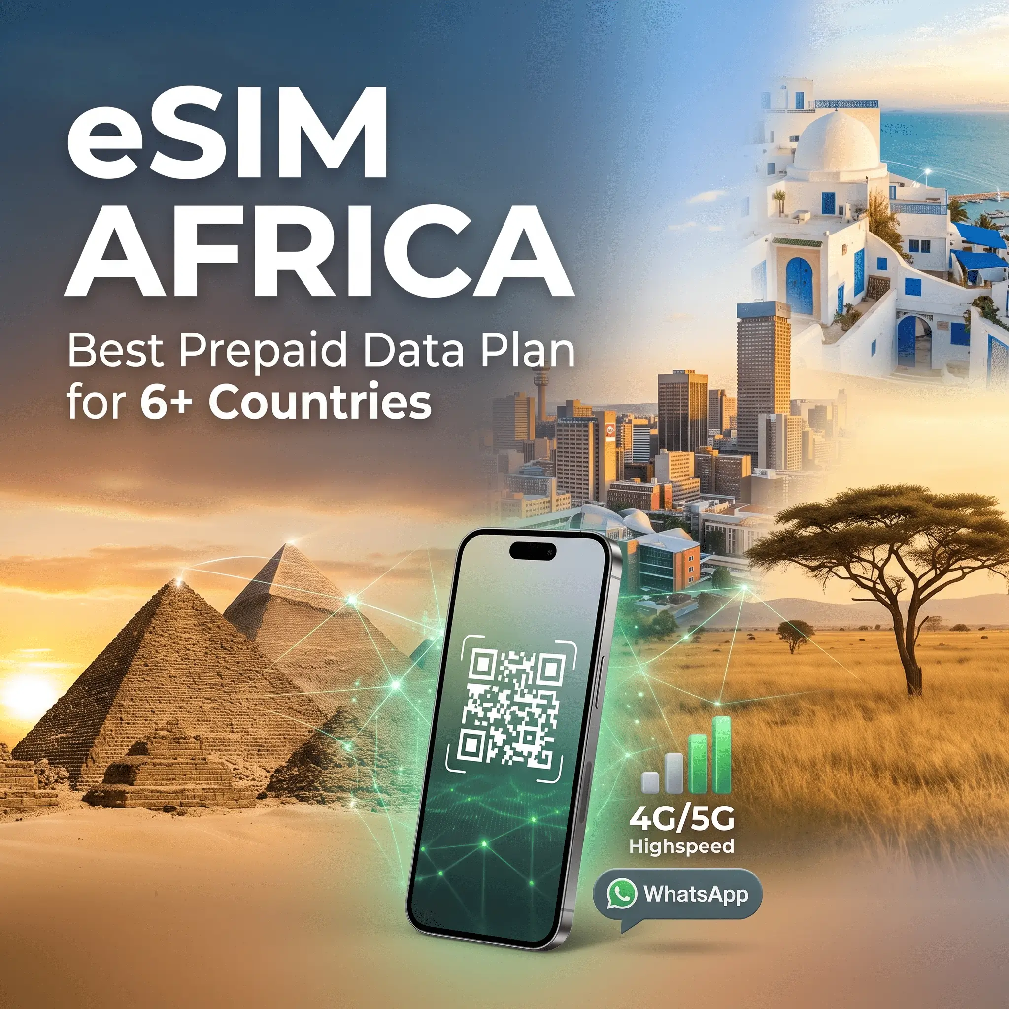 eSIM Afrika Prepaid Datenpaket
